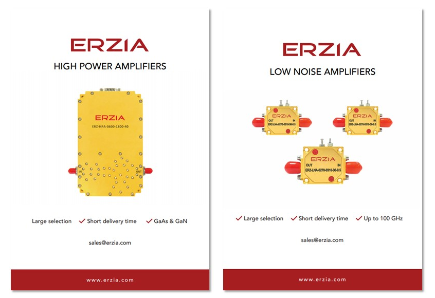 More Than 20 New High Reliable RF, HPA, & LNA Amplifiers