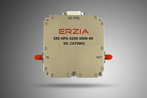 Wideband HP Amplifier Has 40 DBM from 32 to 38 Ghz