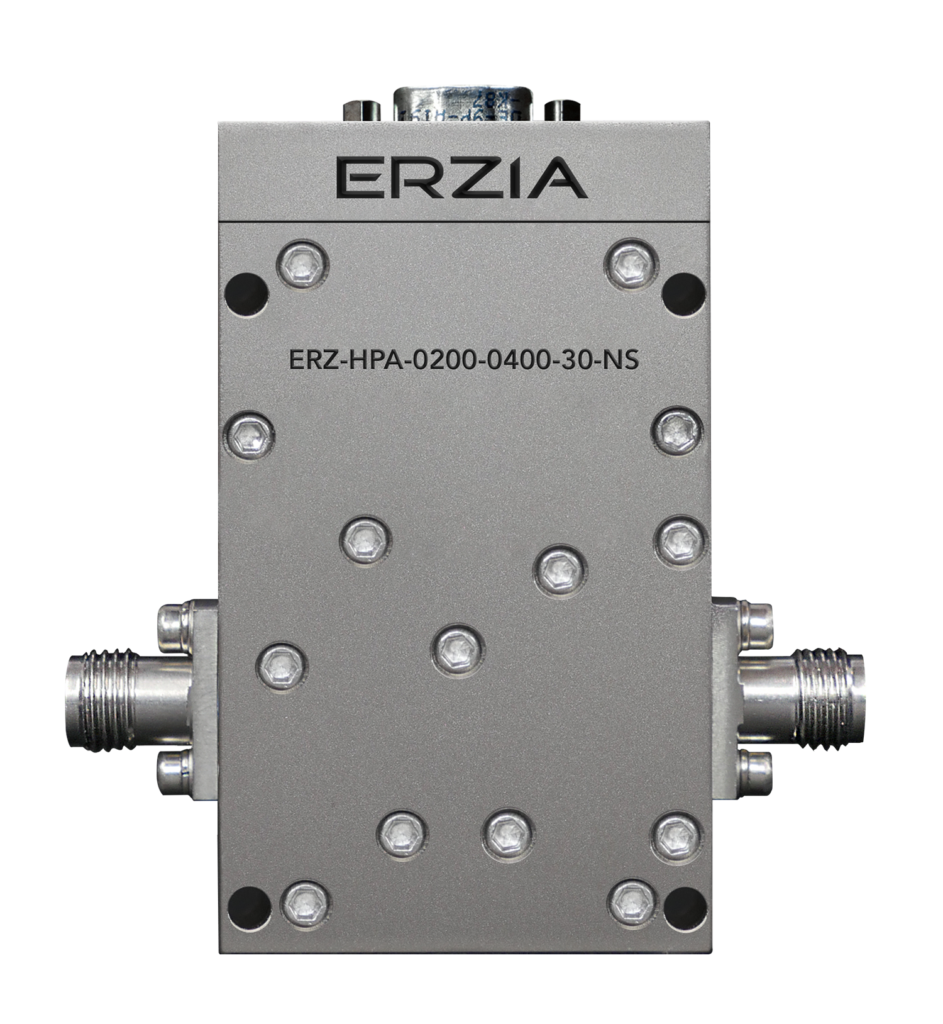 ERZ-HPA-0200-0400-30-NS High Power Amplifiers 2 to 4GHz, Gain 38dB, Psat 33dBm