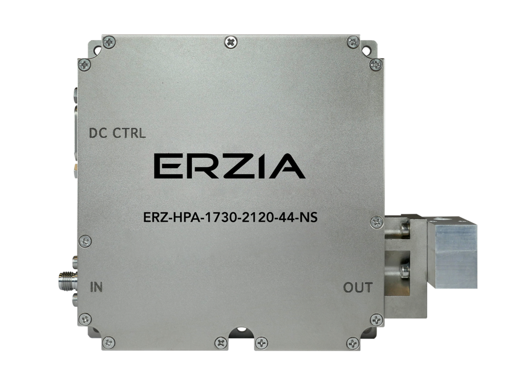 ERZ-HPA-1730-2120-44-NS High Power Amplifiers 17.3 to 21.2GHz, Gain 50dB, Psat 43.5dBm