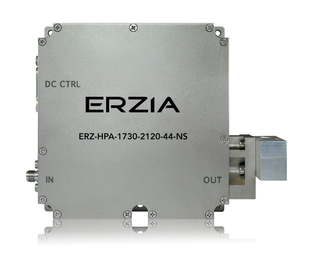 High Power Amplifiers 17.3 to 21.2GHz, Gain 50dB, Psat 43.5dBm