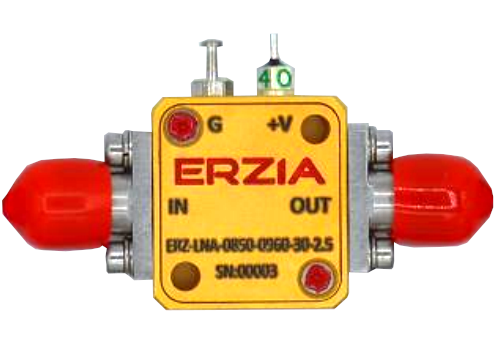ERZ-LNA-0850-0960-30-2.5 X Band LNA