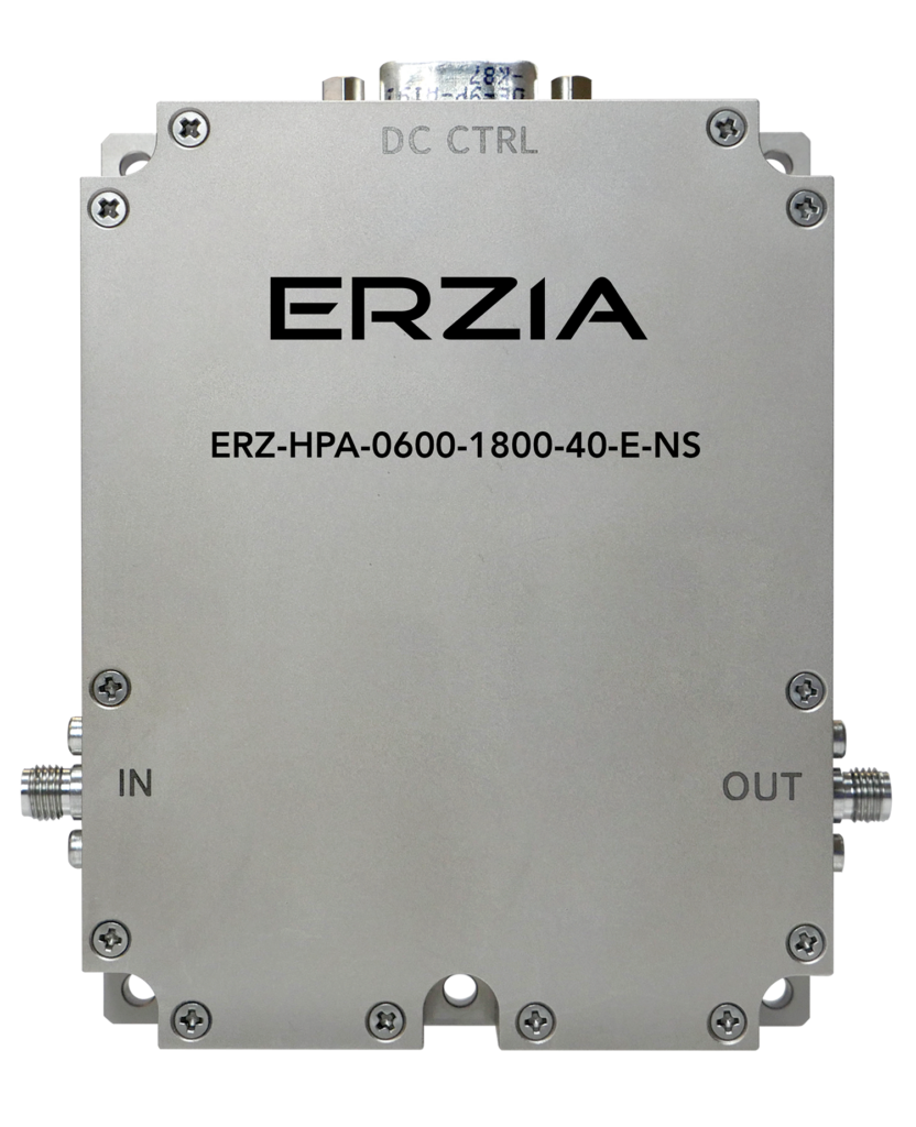 ERZ-HPA-0600-1800-40-E-NS High Power Amplifiers 6 to 18GHz, Gain 46dB, Psat 40dBm