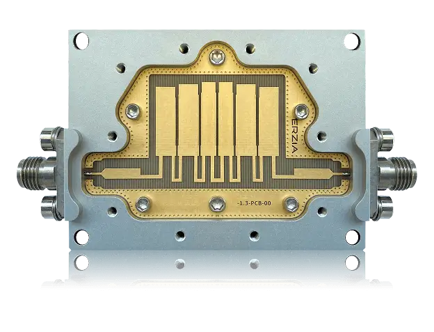 RF and microwave suspended substrate filter