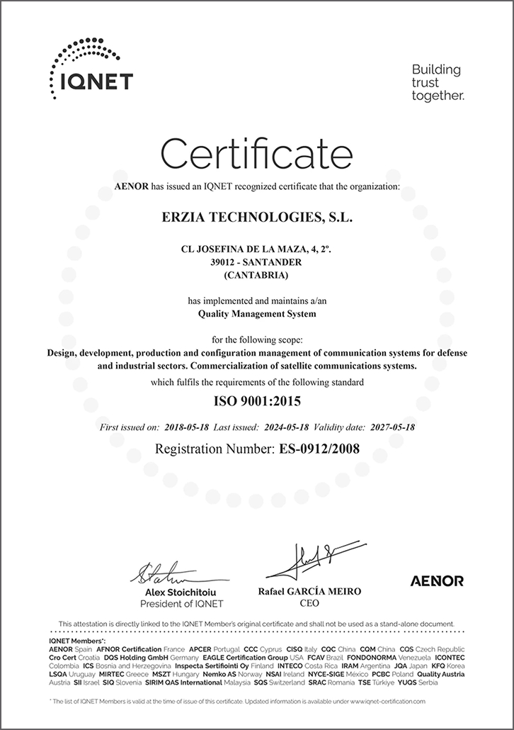 Quality Certification