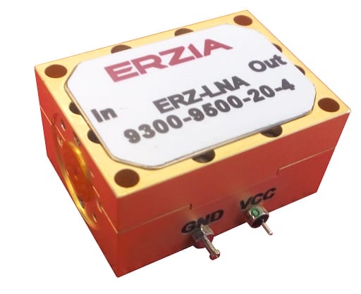 ERZ-LNA-9300-9500-20-4 W Band LNA