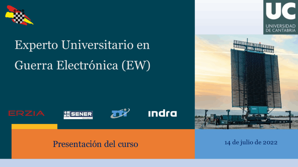 ERZIA Launches the Electronic Warfare Postgraduate Program with Other Renowned Companies at the University of Cantabria